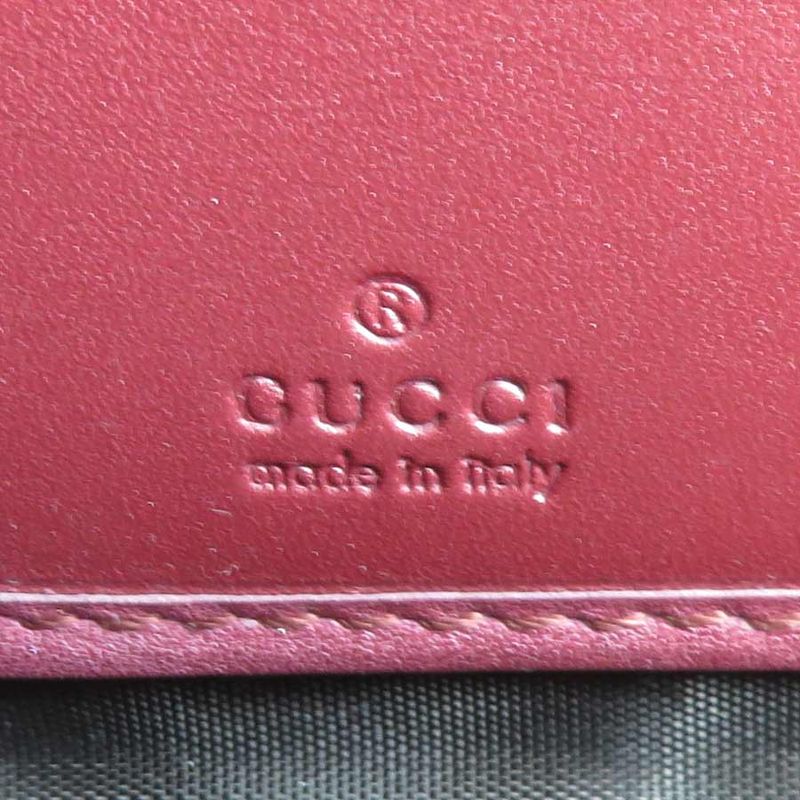 Gucci Round Zipper Long Wallet Micro Guccissima — view 9