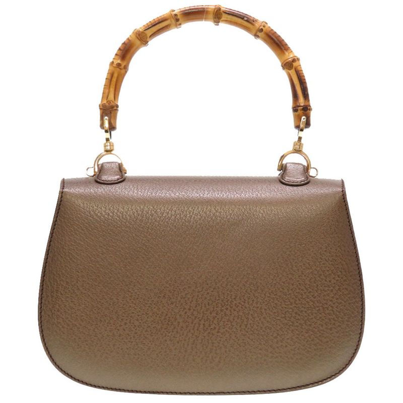 Gucci Bamboo Leather Bronze 000 926 Handbag 0061 — view 2