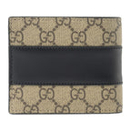 Gucci Coin Case GG Supreme Beige Black — view 2