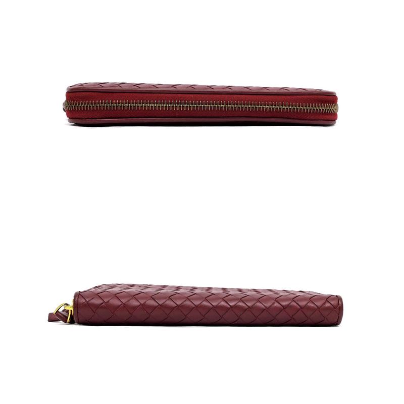 Bottega Veneta Zip Around Wallet Long Intrecciato Bold — view 4