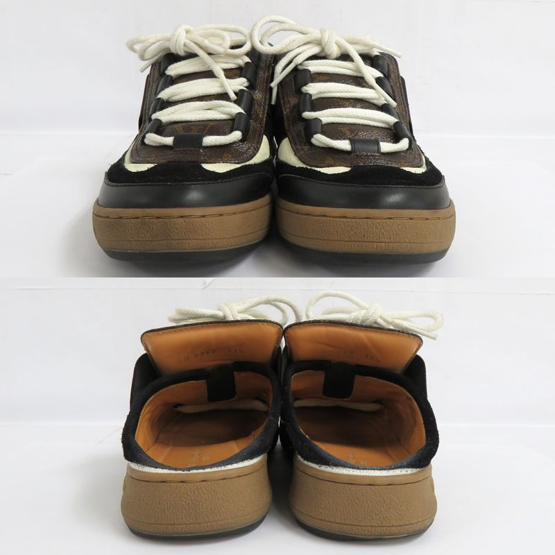 Louis Vuitton Ruth Line Sneakers 1 Abvq8 Monogram 37.5 Noir Black — view 4