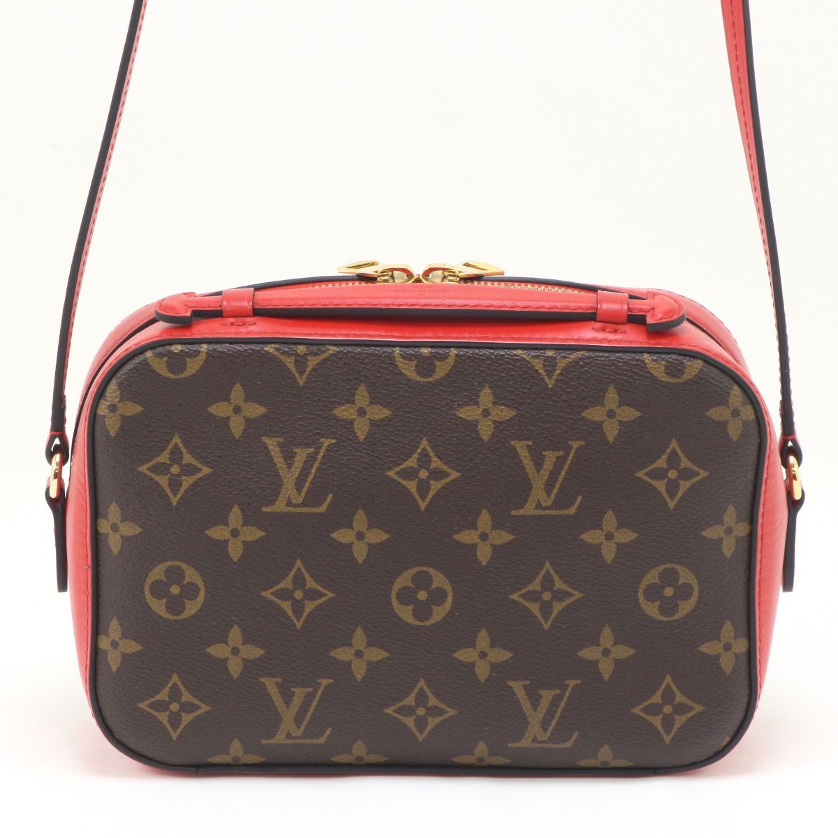 Louis Vuitton Monogram Saintonge Coquelicot Shoulder Bag — view 3