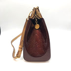 Louis Vuitton Vernis Blair MM Handbag Red — view 5