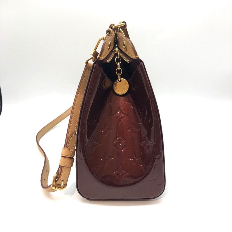 Louis Vuitton Vernis Blair MM Handbag Red — view 5