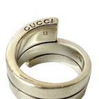 Gucci Spiral Ring Silver 925 Accessory No 12 102-5 — view 6