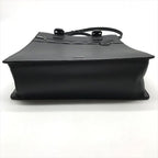 Dior Safari 2-Way Tote Shoulder Bag Leather Black — view 3