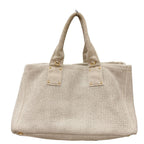 Prada Canvas 2-Way Bag Canapa Tote Beige — view 2