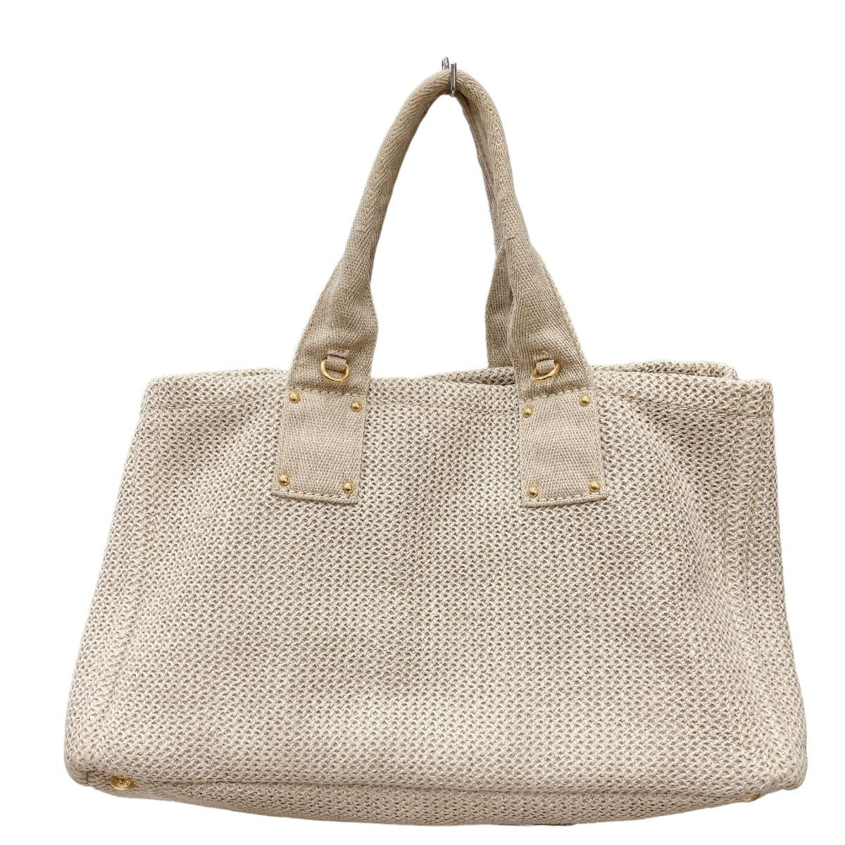 Prada Canvas 2-Way Bag Canapa Tote Beige — view 2