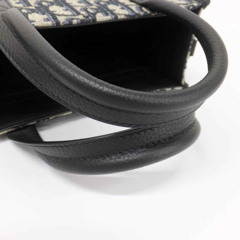 Dior Safari North South Oblique Jacquard Silver Hardware Hand — view 6