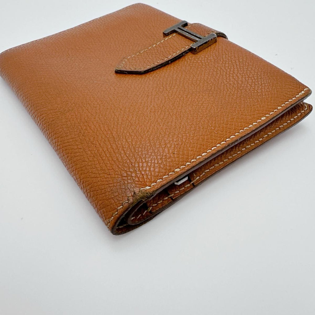 Hermes Bifold Wallet Bearn Compact Brown — view 3