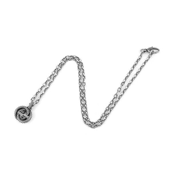 Gucci Necklace Interlocking G Silver — view 6