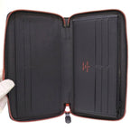 Louis Vuitton Monogram Ink Upside Down Zippy Organizer Navy Round Zipper — view 4