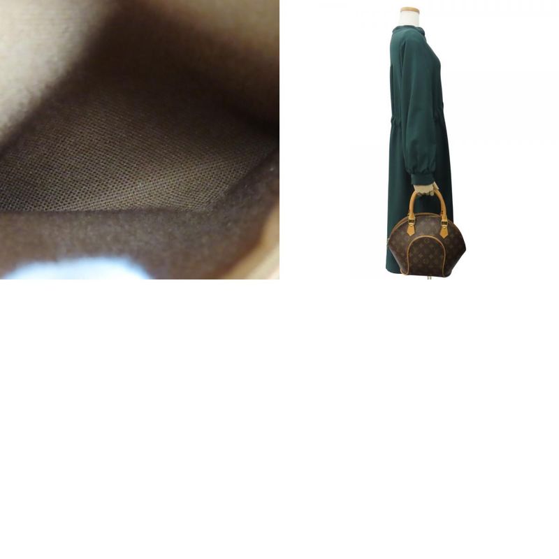 Louis Vuitton Handbag Ellipse PM Monogram Nubuck Brown Casual — view 9