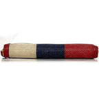 Gucci Round Zipper Long Wallet Red Navy — view 3