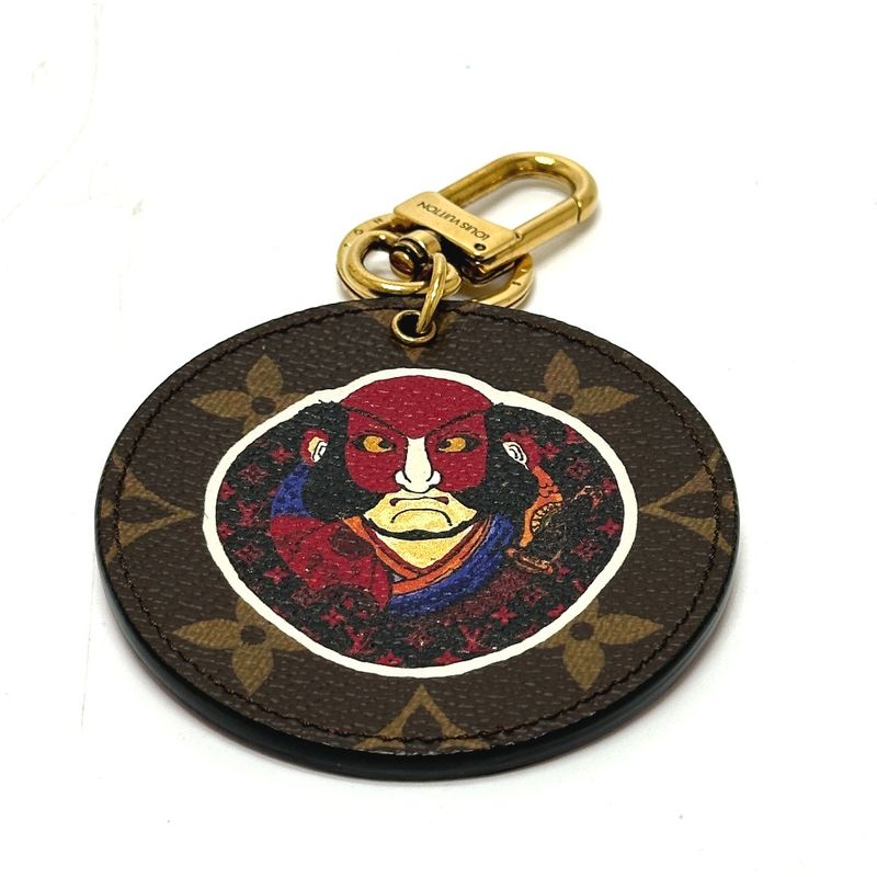 Louis Vuitton Key Holder Porte Cle Illustre Mp1949 Monogram Canvas Brown — view 3