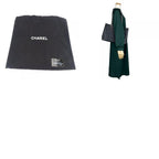 Chanel Tote Bag Grand Shopping GST Quilted Caviar Leather Black Silver Hardware Chain 14 Coco — view 9