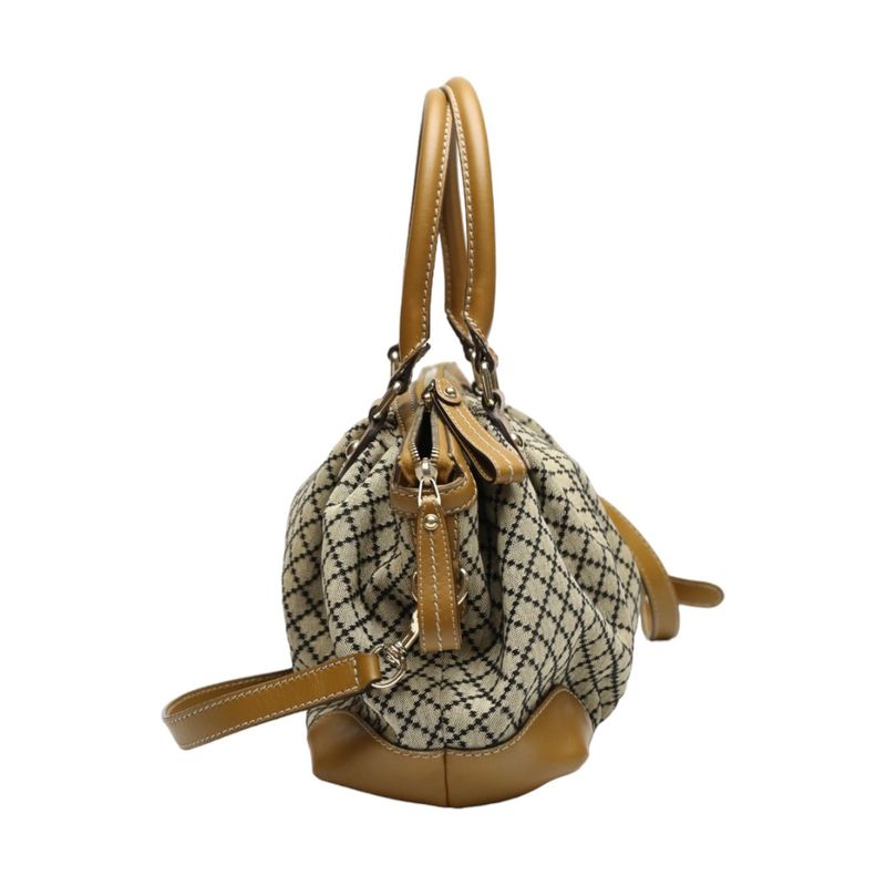 Gucci 2-way Shoulder Bag Diamante Tote Beige And Brown — view 5