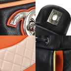 Chanel Backpack Quilted Lambskin Leather 23 rd Black Multicolor — view 6