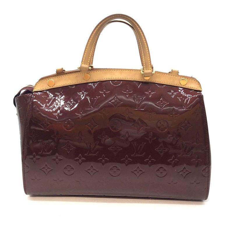 Louis Vuitton Vernis Blair MM Handbag Red — view 3
