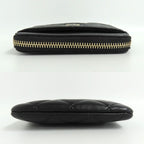 Chanel Classic Zip Coin Purse Ap2061 Black Lambskin Gdhardware — view 3