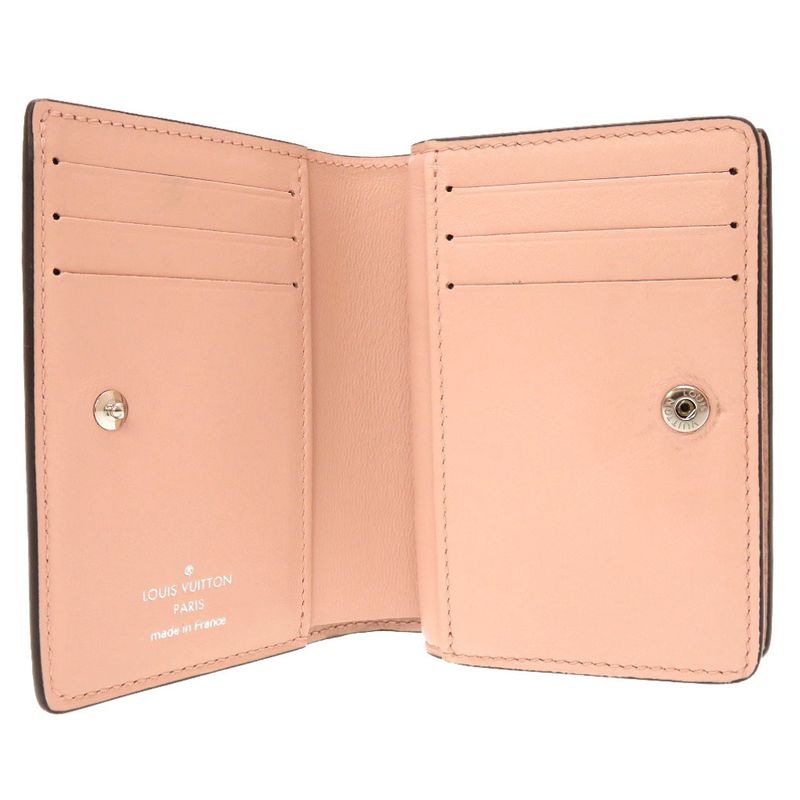Louis Vuitton Monogram Mahina Portefeuille Cles A Magnolia Fold — view 3