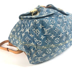 Louis Vuitton Backpack Ad GM Monogram Denim Blue — view 6
