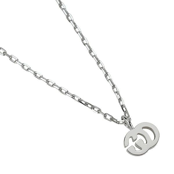 Gucci Necklace Interlocking G White Gold — view 3