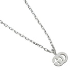 Gucci Necklace Interlocking G White Gold — view 3