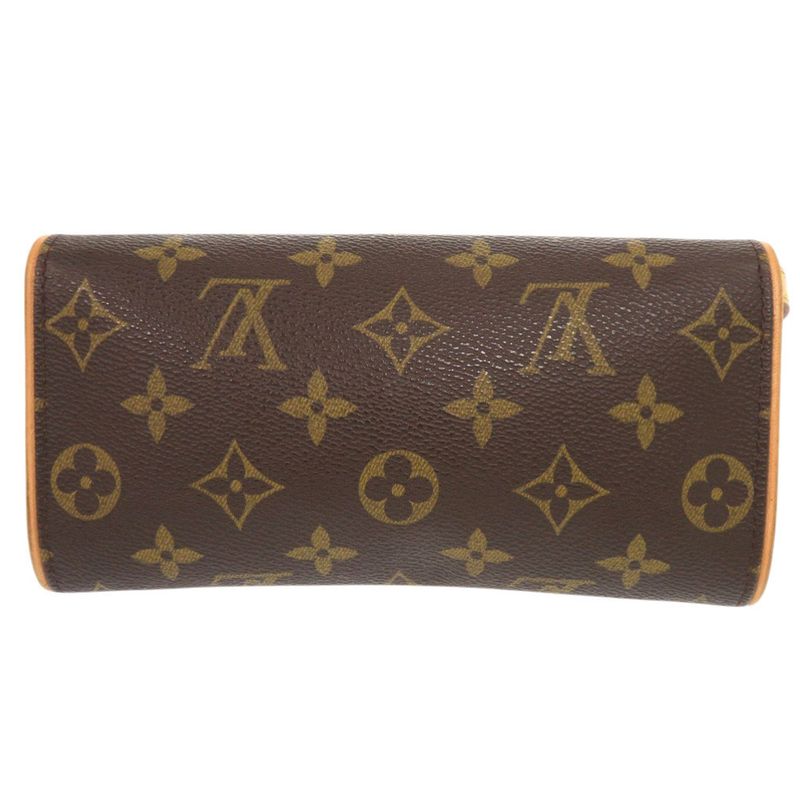Louis Vuitton Pochette Twin PM Monogram Brown Shoulder Bag 0538 — view 2