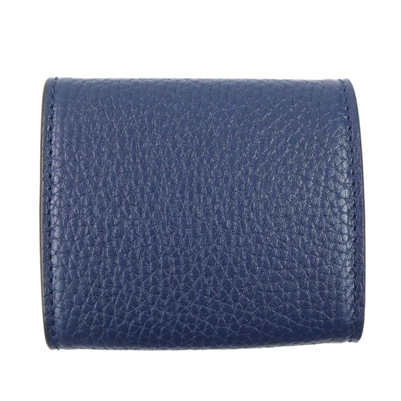 Gucci Logo Hardware Leather Coin Case Purse Compact Wallet Current — view 3