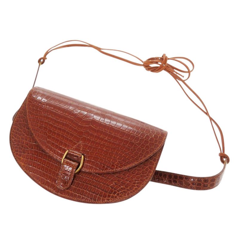 Hermes Porosas Brown Marked 00 Waist Bag 1682 — view 5