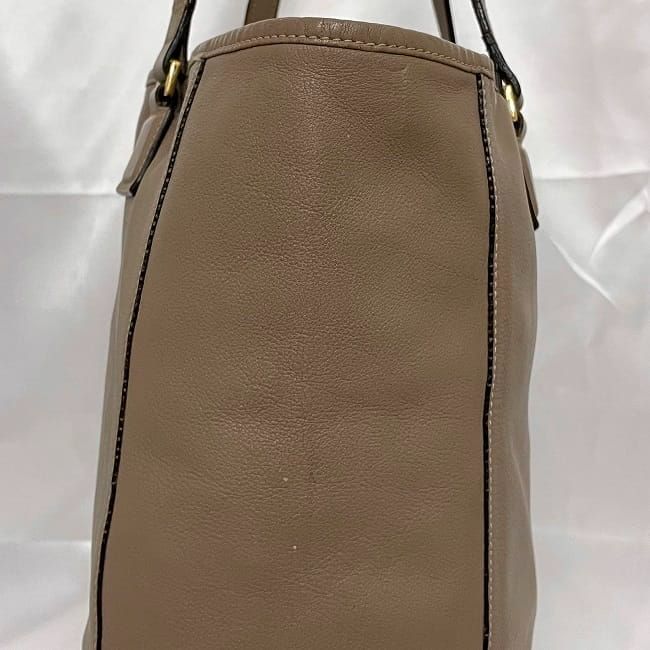 Loewe Tote Bag Beige Anagram Leather — view 9