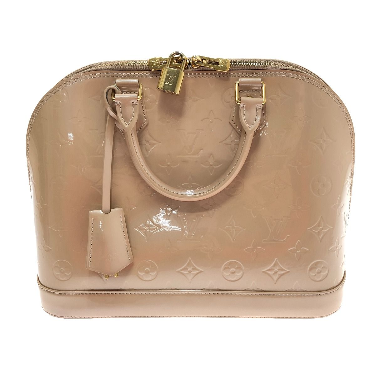 Louis Vuitton Handbag Monogram Vernis Alma PM Dune — view 2