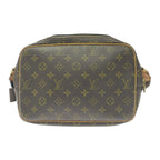 Louis Vuitton Monogram Reporter PM Shoulder Bag Brown — view 4