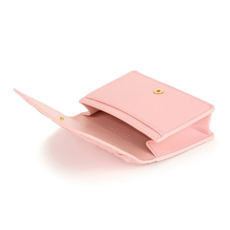 Bottega Veneta Business Card Case Rose — view 5