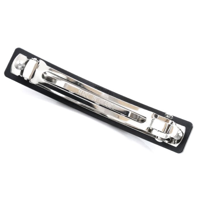 Hermes Aluminum Clous Medor GM Barrette — view 2