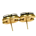 Chanel Iconic CC Black and Gold-Tone Earrings — view 7