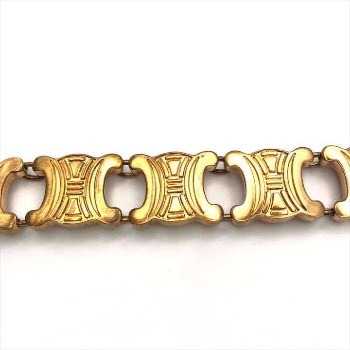 Celine Macadam Triomphe Gold Bracelet Small Items — view 8