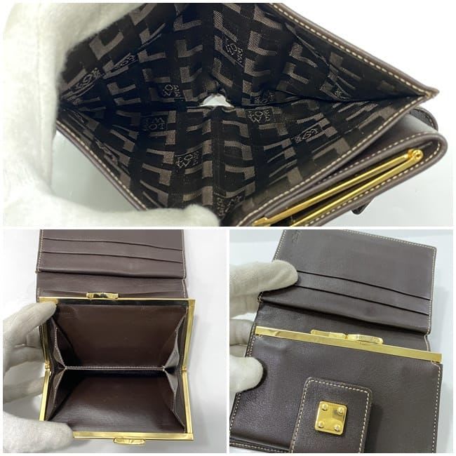 Loewe Fold Wallet Brown Beige — view 9