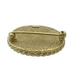 Chanel Brooch Pin Accessories Small Coco Mark GP Gold Pink — view 7