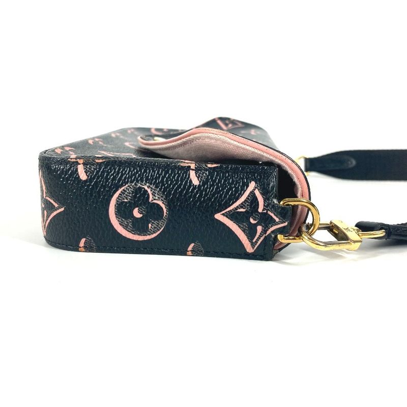 Louis Vuitton Shoulder Bag Mulatto Pochette Felicie Black — view 4