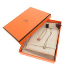 Hermes Pop Ash Mini H Rose Tropic Silver Necklace Accessories 1537 — view 3