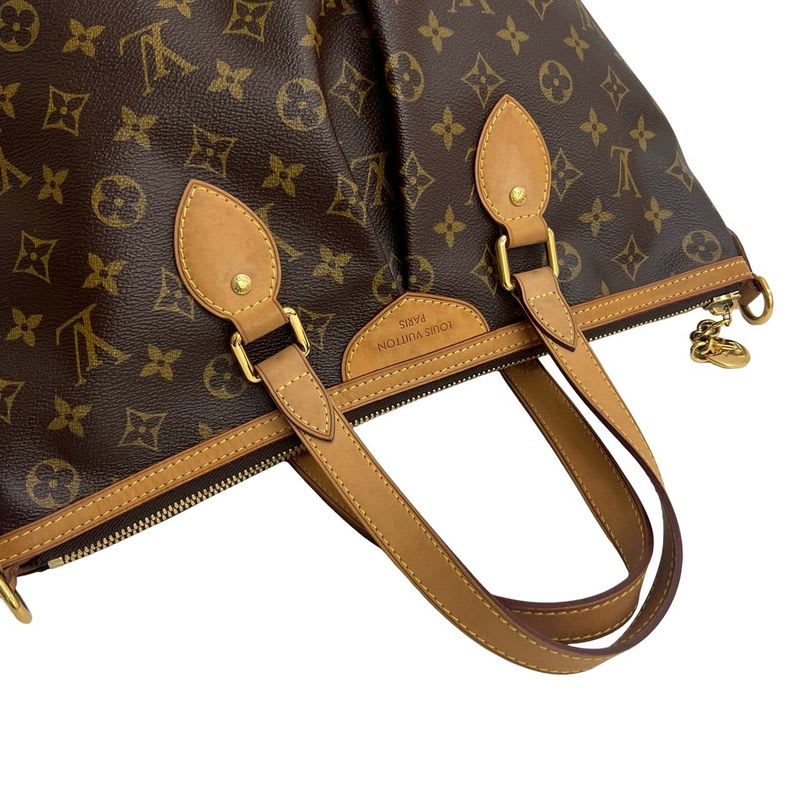 Louis Vuitton Palermo PM Monogram Leather 2-Way Handbag Mini Tote Bag