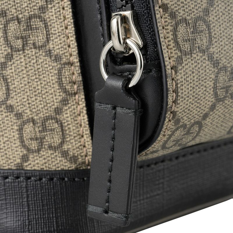 Gucci Backpack GG Supreme Beige Black — view 8