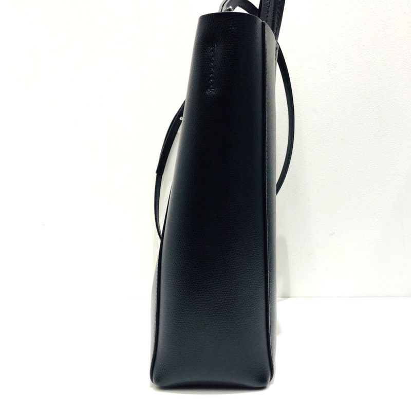 Celine Vertical Cabas Small 2-Way Bag Black Leather Tote Crossbody — view 5