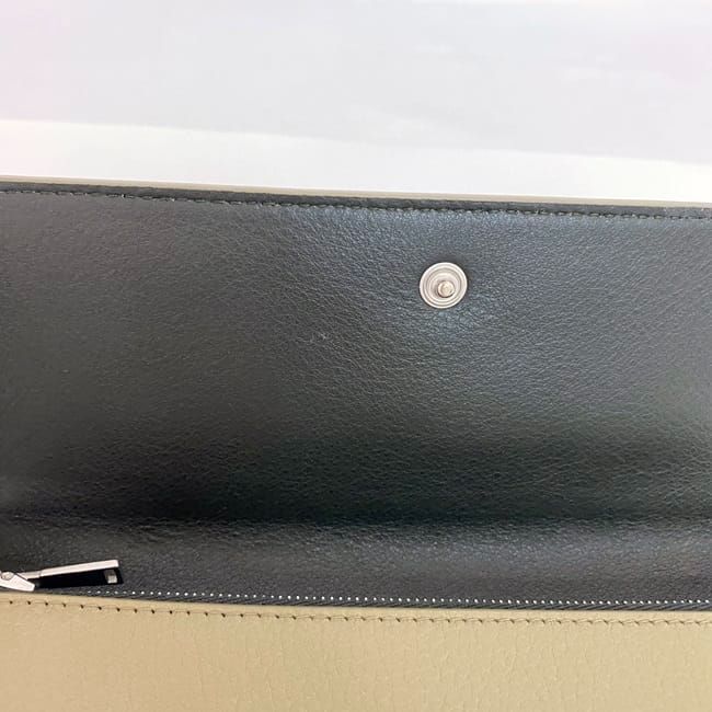 Bottega Veneta Long Fold Wallet Beige Khaki — view 9