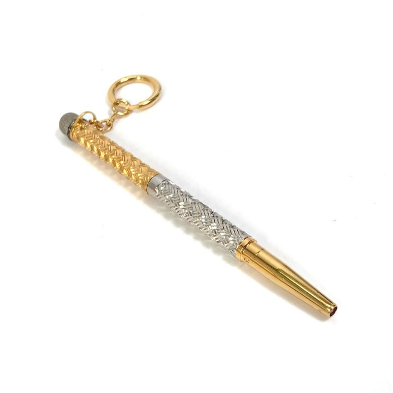 Fendi Earrings Scribble Pen Metal Silver — view 3
