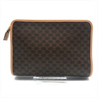 Celine Macadam Triomphe Clutch Brown — view 2