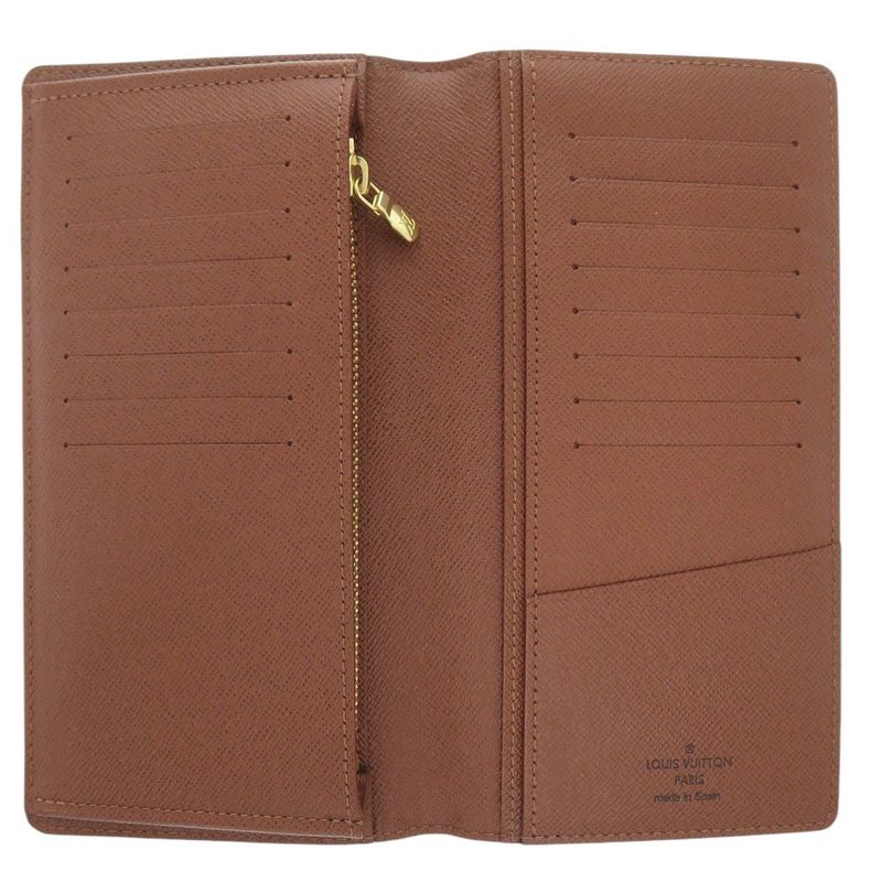 Louis Vuitton Portefeuille Columbus Monogram Brown Long Wallet 0469 — view 5