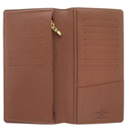 Louis Vuitton Portefeuille Columbus Monogram Brown Long Wallet 0469 — view 5